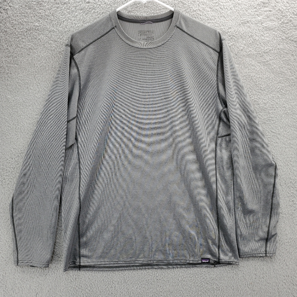 Patagonia Men's Classic Capilene Midweight Baselayer Crewneck Gray 44425